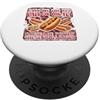 Divertente Maglietta Bootleg Che Griglia Maglietta Divertente Bootleg Grilling Hot Dog Dog Meme PopSockets PopGrip Adesivo