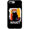Funny Animal What Humor Joke Animal Meme Custodia per iPhone 7 Plus/8 Plus Red Panda What? Panda Rosso Meme Panda Rosso Divertente Detto Animale
