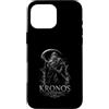 Greek Mythology Dark Fantasy Kronos Fall Custodia per iPhone 16 Pro Max Kronos Il Titano Caduto Antico Mito Greco