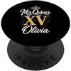 Mis Quince Olivia Tees Mis Quince Olivia 15 Quinceanera Messicano Compleanno XV Festa PopSockets PopGrip Adesivo