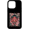 Hannya Oni Mask Aesthetic By TW Custodia per iPhone 15 Pro Max Maschera giapponese Demone Cherry Blossom Yokai Devil Hannya Oni