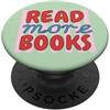 Trendy Reader Book Lover Bookworm Leggi di più Libri PopSockets PopGrip Adesivo