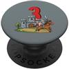 Medieval Renaissance Ren Faire Birthday 3 Anni Bambini Compleanno Guerriero Ragazzo Cavaliere Medievale PopSockets PopGrip Adesivo