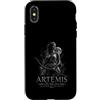 Ancient Greek Mythology Artemis Lunar Hu Custodia per iPhone X/XS Artemide Dea Del Mito Guerriero Luna Caccia