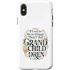 I Used To Be In Charge Then I Had Grandc Custodia per iPhone X/XS Ho usato per essere in carica, ho avuto nipoti Floral Grandma