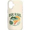 Brasil Lifestyle Co Custodia per iPhone 17 Brasile Retrò Vintage Brasiliano Viaggio Sud