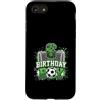 Kids Football Soccer Birthday Boy Appare Custodia per iPhone SE (2020) / 7/8 Rete da calcio per 6° compleanno, 6 anni, tema calcio
