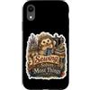 Jimbeels Custodia per iPhone XR Riccio Cucito Ago Filo Hobby Umorismo