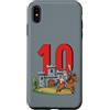 Medieval Renaissance Ren Faire Birthday Custodia per iPhone XS Max 10 Anni Bambini Compleanno Guerriero Ragazzo Cavaliere Medievale