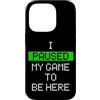 Gaming Humor Retro Pixel Gamer Meme Custodia per iPhone 14 Pro Mio Gioco In Pausa Per Essere Qui Divertente Gamer
