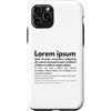 Tech Humour Inc. Custodia per iPhone 11 Pro Lorem Ipsum | Frasi latine, Progettazione grafica, Copywriting