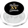 Mis Quince Gabriela Tees Mis Quince Gabriela 15 Quinceanera Messicano Compleanno XV Festa PopSockets PopGrip per MagSafe