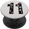 Medieval Renaissance Ren Faire Birthday 11° compleanno festa età 11 anni Birthday Squad Medievale PopSockets PopGrip Adesivo