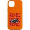 AC/DC Custodia per iPhone 14 Plus Ufficiale AC/DC Angus and Brian Red Lightning Logo Rock Band