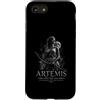 Ancient Greek Mythology Artemis Lunar Hu Custodia per iPhone SE (2020) / 7/8 Artemide Dea Del Mito Guerriero Luna Caccia