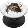 Bird Dog Hunter Cane da caccia anatra Labrador retriever PopSockets PopGrip Adesivo