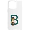 Timowo Studio Custodia per iPhone 15 Pro Max Giraffa Diploma Lettera B Alfabeto Animale
