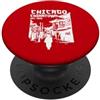 Chicago Vintage Co Chicago Chinatown Illinois Cinese Americano Loop South Side PopSockets PopGrip Adesivo