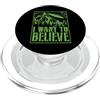 Magliette e regali InGENIUS Alien UFO Alieno UFO Area 51 Voglio credere al rapimento di un disco PopSockets PopGrip per MagSafe