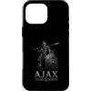 Ancient Greek Warrior Ajax Hero Mytholog Custodia per iPhone 16 Pro Max Ajax Il Muro Dei Greci Trojan Hero