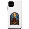 Holy Art Custodia per iPhone 11 Mosè Mar Rosso Scena Biblica Mosaico Gotico Arte Sacra Fede