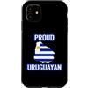 Uruguayan Heritage Apparel & Gifts Custodia per iPhone 11 Bandiera dell'Uruguay Patriottica Uomini Donne Bambini Orgoglioso Uruguaiano