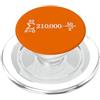 Bitcoin Lifebuoy Design for Crypto Block Formula matematica Bitcoin per gli amanti delle criptovalute Cypherpunk PopSockets PopGrip per MagSafe