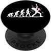 The Amazing Evolution Of A Proud Rock Gu La più grande evoluzione di un vero e talentuoso chitarrista rock PopSockets PopGrip Adesivo