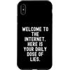 Culture Sarcastic Humor Witty Custodia per iPhone XS Max Benvenuti su Internet Sarcastico Uomini Donne