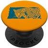 Unknow Carmela Vintage Jaguar Wild Animal Safari Jaguar Amante PopSockets PopGrip Adesivo