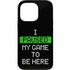 Gaming Humor Retro Pixel Gamer Meme Custodia per iPhone 13 Pro Mio Gioco In Pausa Per Essere Qui Divertente Gamer