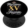 Mis Quince Jazmin Tees Mis Quince Jazmin 15 Quinceanera Messicano Compleanno XV Festa PopSockets PopGrip Adesivo