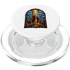Holy Art Mosè Mar Rosso Scena Biblica Mosaico Gotico Arte Sacra Fede PopSockets PopGrip per MagSafe