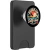 Coastal Sunset Paradise Co. Men Women Ki Ocean Air Salato Capelli Beach Club Retro Costiera Tramonto PopSockets PopWallet per MagSafe