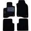Somer Car Tappetini compatibili con Fiat Panda 2012-2025, ricamo lato guida, set tappeti in moquette