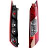 LONGLING Fanale posteriore Dx luce posteriore per Ford Transit Tourneo Connect V408 2014-2023