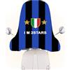 K-UV® Copri Parabrezza Universale per Scooter e Moto. (nerazzurro)