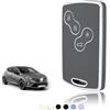 TOOMUME Cover Chiave, Guscio Chiave Carta Adatto per Renault Scenic Clio Laguna Megane Zoe Captur Duster Espace Fluence Koleos Kangoo Master, Custodia Chiavi Telecomando Copri Chiavi - Smart Key