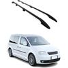 OMAC Barre portapacchi compatibili con VW Caddy Maxi 3 2003 - 2015 L2 Long RS alluminio nero