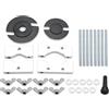 Topteng 2-Stroke Exhaust Pipe Repair Kit Dent Removal Tools Orange adatto per Te 125 250 300 Tc