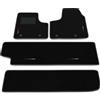 Somer Car Kit Tappetini Auto compatibili con Renault Trafic bus 2014-2026 | Set Tappeti in Moquette, Bandiera Germania, Tappeto auto su misura