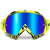 NENKI Occhiali da Motocross, Occhiali da Sci Uomo Donna, Anti Uv/vento/polvere/Graffio, Maschera Cross per Attività All'Aperto, Motociclismo, Sci