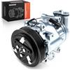 Frankberg Compressore dell'aria condizionata con frizione Compatibile con 147 937 Stilo 192 Stilo Multi 192 Barchetta 183 156 932 GT 937 Coupé 175 Marea 185 60653652, compreso l'olio preconfezionato