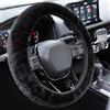 LIYANDAFA Coprivolante Peloso per KIA Venga 2009-2018, Antiscivolo Durevole, Volante Protezione Decorazione Accessori, Inverno Caldo Auto Accessori, 36-39cm