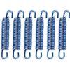 Ymiko Qiilu 6Pcs Molle Marmitta 63Mm Molle Di Scarico Acciaio Inox Universale Molla Marmitta Tubo Di Scarico Molle Ganci Per Moto Motocross (Blu)