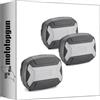 MOTOTOPGUN givi bauletto trk35bn + valigie laterali trk35bnpack2 trekker lite grigio 105 lt + attacco compatibile con honda x-adv 750 2021 2022 2023 2024 mototopgun