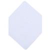Family Bedding Confezione da 12 fazzoletti da uomo con bordo in raso, 100% cotone, 40 x 40 cm, colore: bianco
