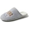 Dearfoams Morbido Regalo per Le Feste, Pantofole Donna, Cheers, Medium