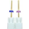 Mozulon Punte professionali for trapano for unghie in carburo, punte for lima elettrica for unghie for la rimozione di esfolianti, strumenti for manicure(2Pcs Set)