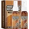 Generico Wood Scratch Repair Spray - Furniture Restore Solution for Floor Care | Two Piece Set Shine Renewal Formula with Easy Apply No Wipe and Protective Coating Effect for Cabinet Table Shelf Desk